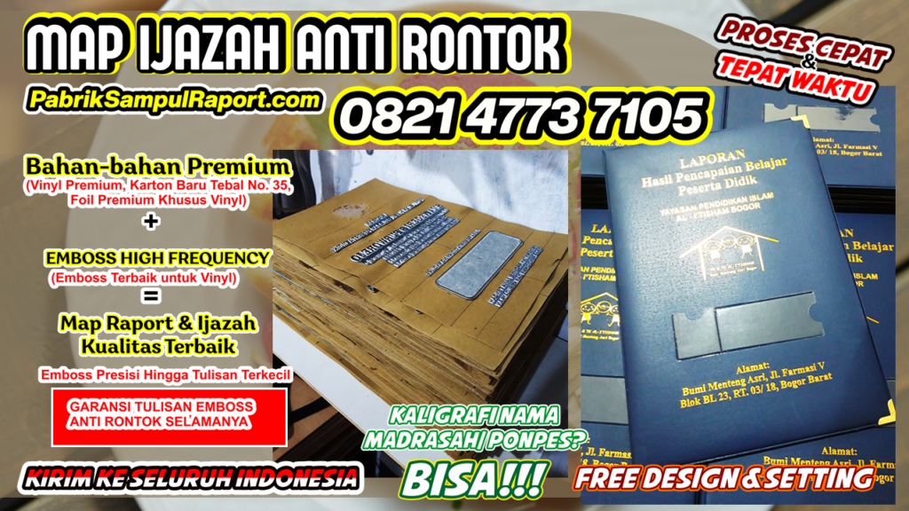 Cetak Map Raport Sampul Ijazah di Mesuji Mesuji