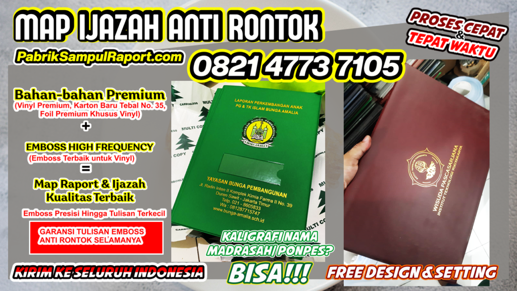 Jual Sampul Raport Map Ijazah Ambalau