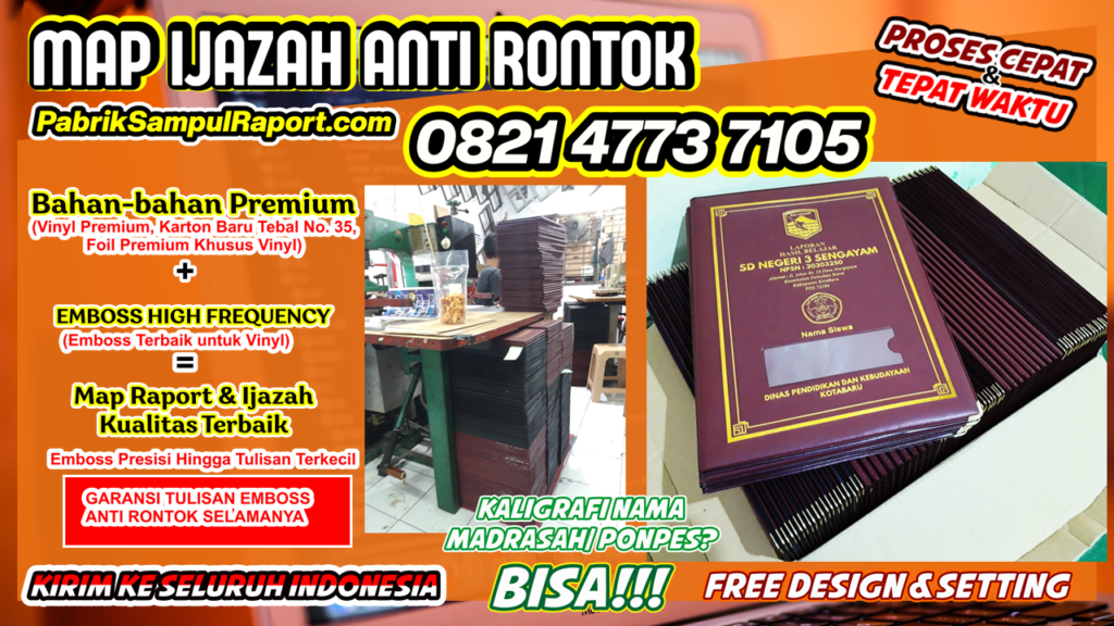 Produsen Sampul Raport Map Ijazah di Aceh Timur