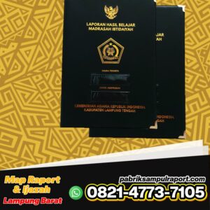 Bikin Map Ijazah Sampul Raport di Air Hitam Lampung Barat	