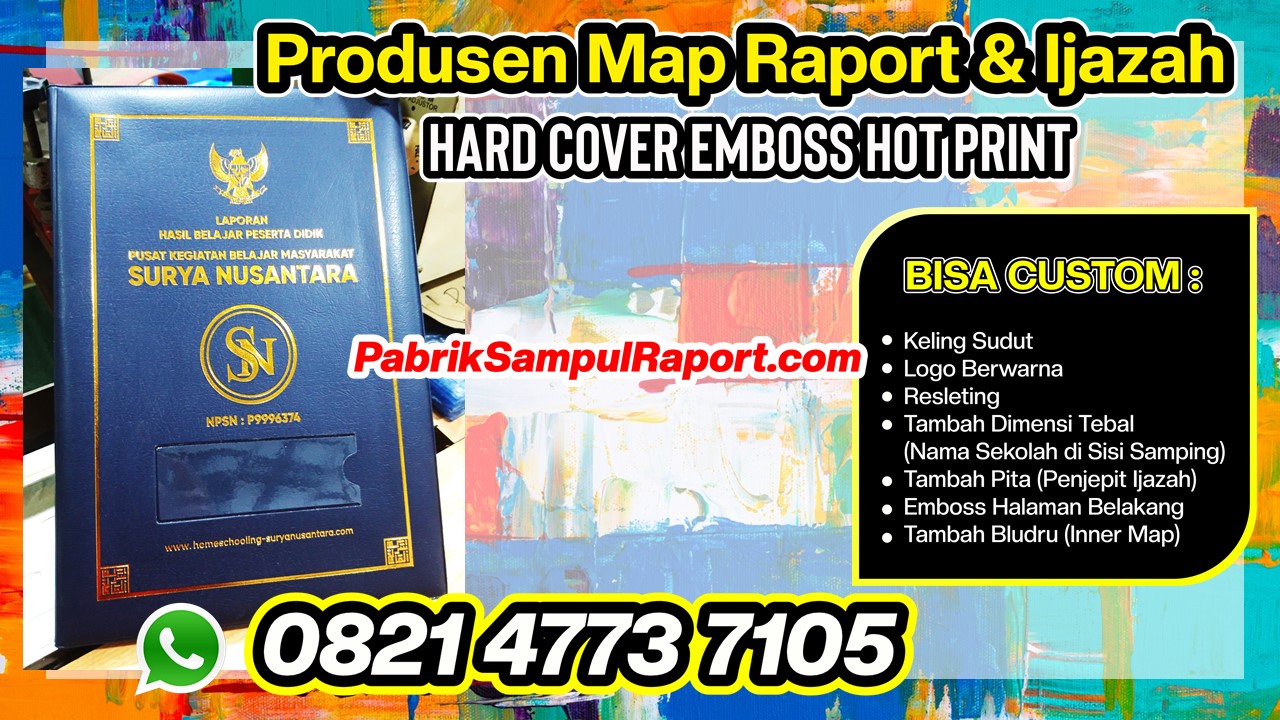 Cover Raport Smp Tpq Map Ijazah di Abung Pekurun Lampung Utara