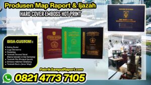 Cetak Sampul Raport Map Ijazah Air Besar